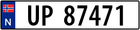 Truck License Plate